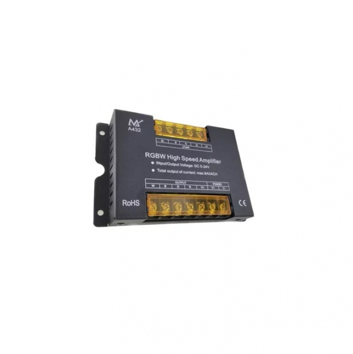 Amplificator RGBW 4*8A pentru banda LED 5V, 12V, 24V DC, A432 [1]