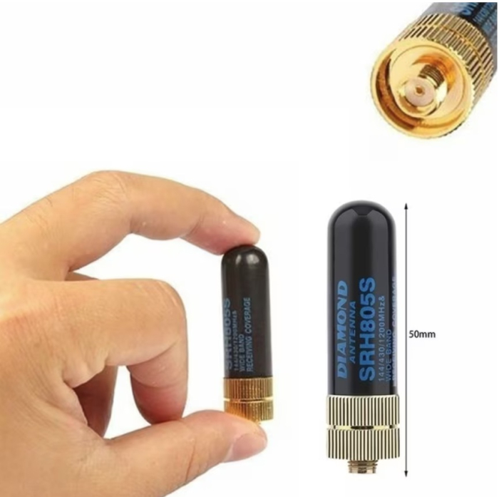 Antena radio pentru statii mobile cu conector SMA 144/430/1200MHz Diamond SRH805S [2]
