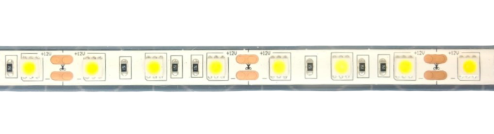 Banda LED SMD 60 LEDs/m, latime 14mm, 4000K (alb natural), 14.4W/m, 12V DC, 5m, IP68 [3]