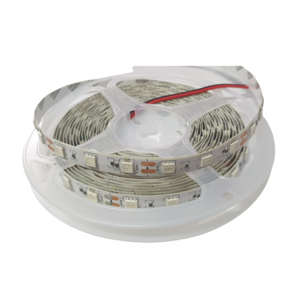 Banda led 5050 60 led-uri pe metru 12v IP20  Galben [2]