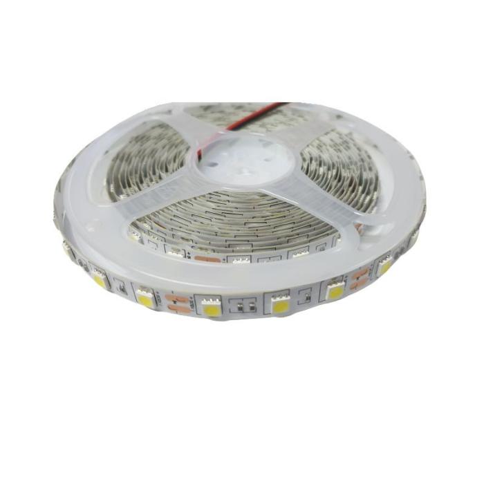 Banda LED alb rece 5050, 12V, 60 LED/m, flexibila, rola 5m [3]