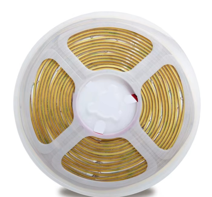 Banda LED COB alb cald, 12V DC, 400 LEDs/m, 5m, latime 3mm, IP20 [3]