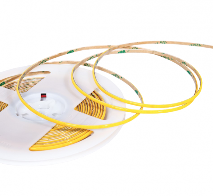 Banda LED COB alb natural, 12V DC, 400 LEDs/m, 5m, latime 3mm, IP20 [1]