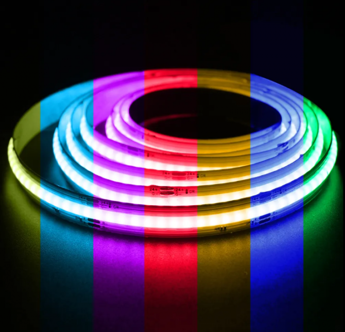 Banda LED COB A576 RGB 576led-uri/m,latime 10mm, 14W/m ,12V DC, IP20, 5m [2]