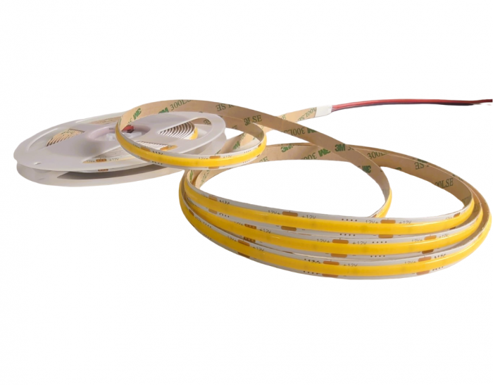 Banda LED COB alb rece, 12V DC, 560LEDs/m, 5m, IP20 [1]