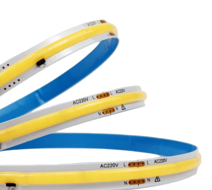 Banda LED COB alb rece, 6000K, 288 LED/m, 220V AC, 10m, IP20 [1]