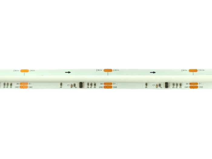 Banda LED COB RGB+IC adresabila, 24V DC, 720 LED/m, 19W/m, 12mm, rola 5m, iluminat decorativ interior, efecte dinamice, control digital, IP20 [3]