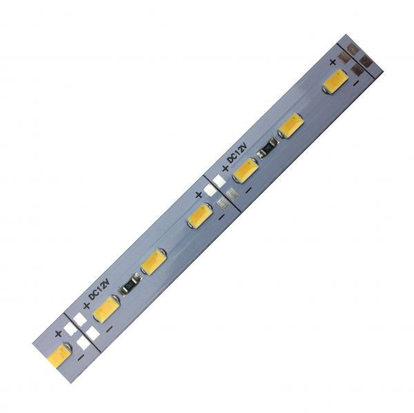 Banda led HARD STRIP led 5730 alb cald, aluminiu, 3000K, 72 LED/m, alimentare 12V [3]