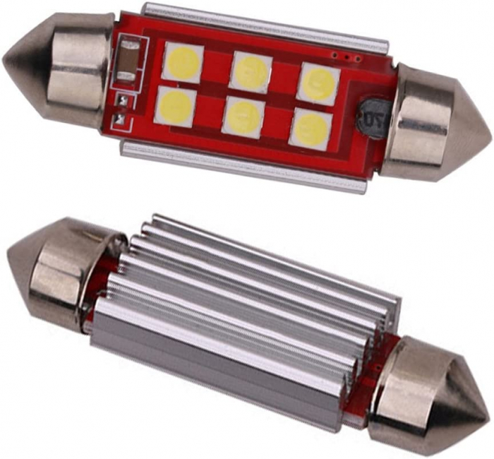 Bec auto C5W Sofit cu 6 led-uri 41mm [2]