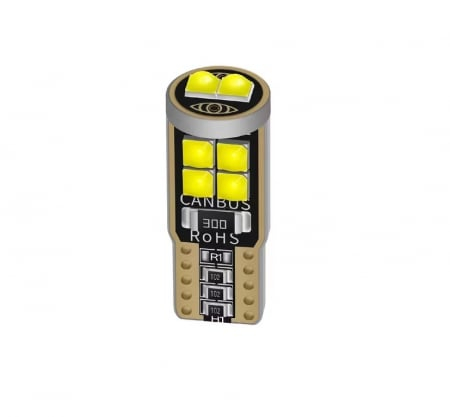 Bec auto T10 1W COB acrilic transparent T10-ACRYL-COB-1W 10110014 [1]
