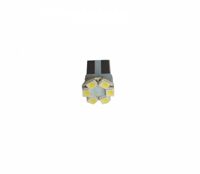 Bec auto T10 PCB cu 6 led-uri 3030 [2]