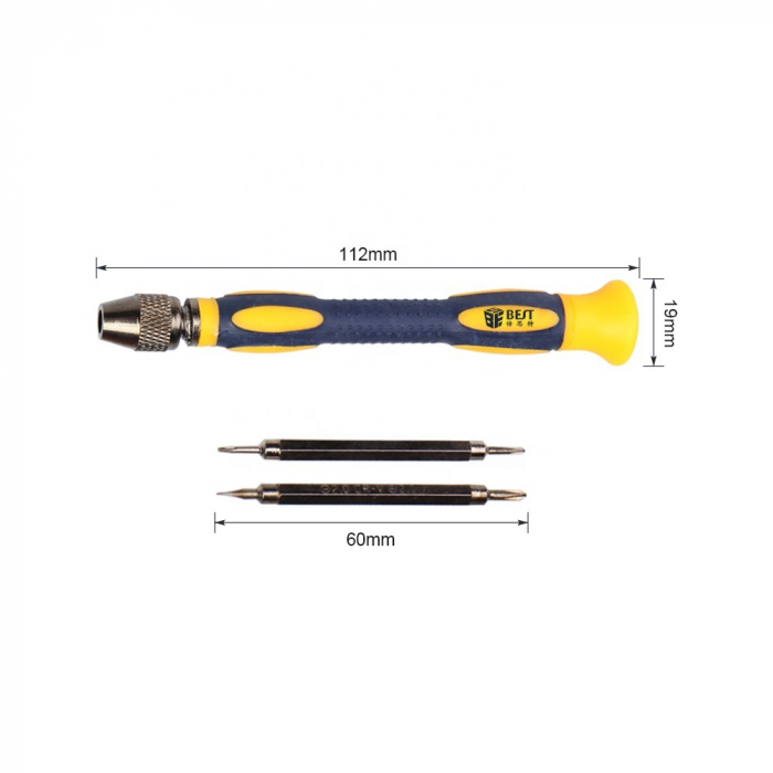 Set surubelnite cu doua bituri, cap dublu BST-931B [2]