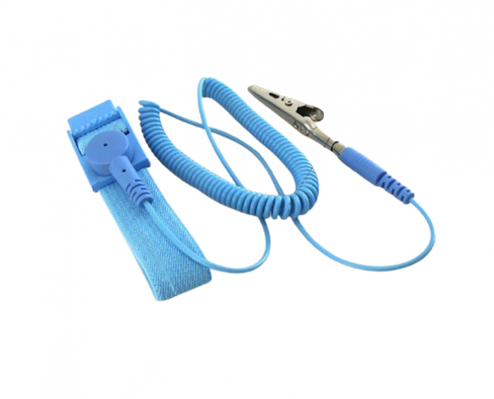 Bratara antistatica pentru mana de nailon cu fibra conductoare BST-ESD [2]