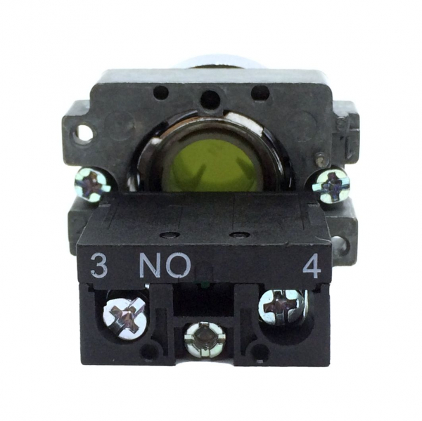 Buton alb cu apasare cu un contact si 2 pozitii LA167-B2-BA11 [2]