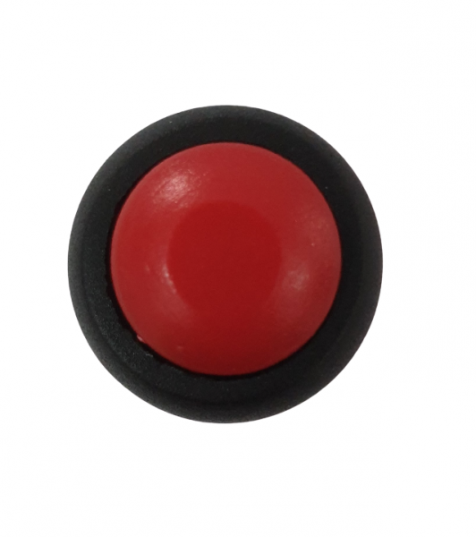 Buton fara retinere cu montare pe panou OFF-(ON) NO  Rosu 12mm Plastic [2]