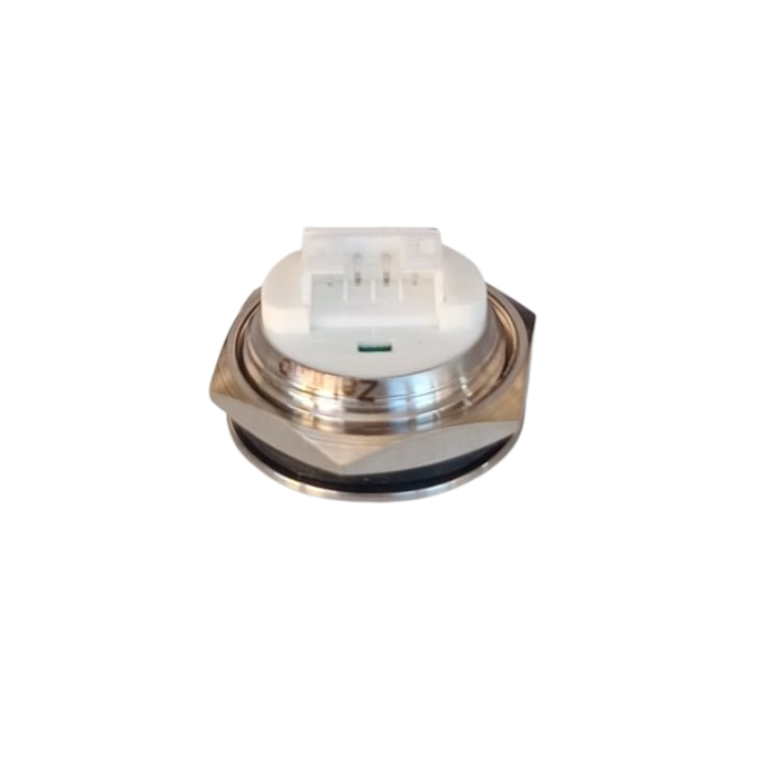 Buton Push Metalic, 12-24V DC, 19mm, fara Retinere, conector 2 fire 20cm [4]