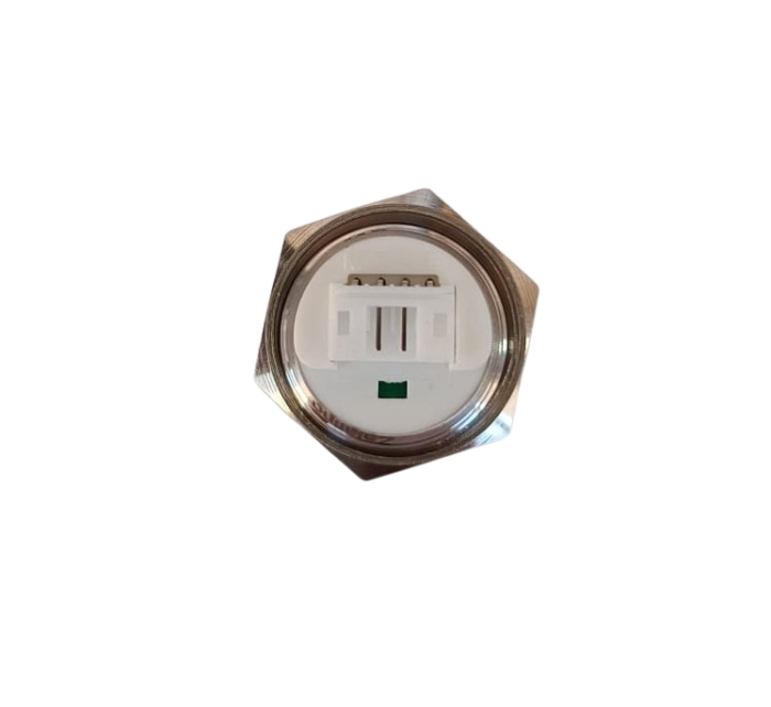 Buton Push Metalic, 12-24V DC, 19mm, fara Retinere, conector 2 fire 20cm [3]