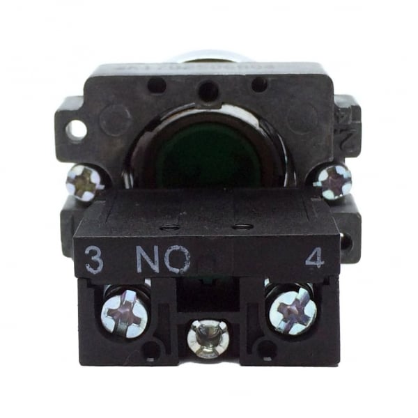 Buton verde cu apasare cu un contact si 2 pozitii LA167-B2-BA31 [2]