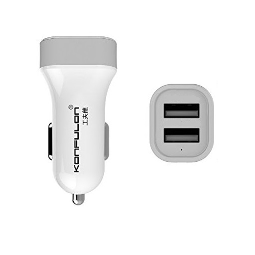Incarcator auto Konfulon C17 12-24V, 2xUSB: 5V 2.1A [3]