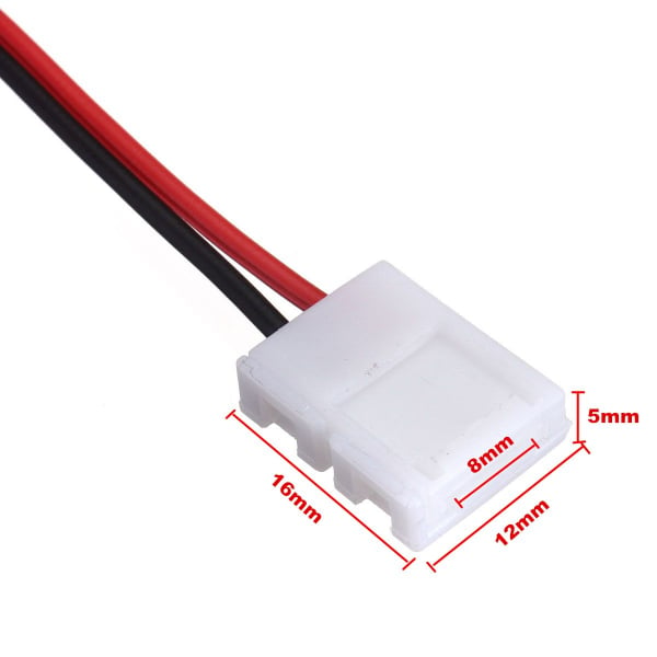Cablu compatibil cu banda LED 3528 cu 2 clipsuri [1]