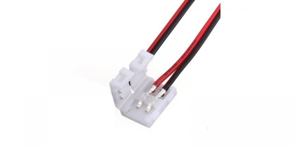 Cablu compatibil cu banda LED 3528 cu 2 clipsuri [2]
