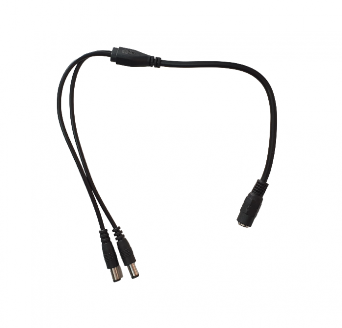 Cablu de alimentare splitter 2 iesiri 5.5*2.1 [2]