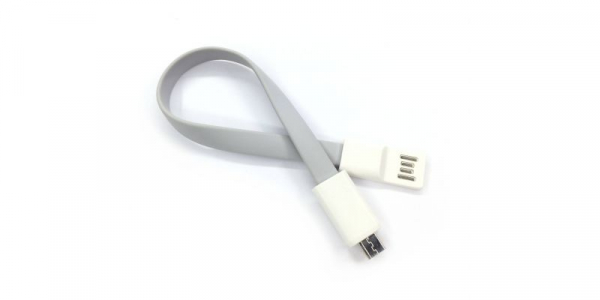 Cablu de date USB-Micro USB Magnetic gri, USB v2.0 lungime 22 cm [2]
