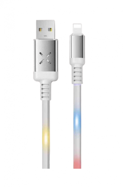 Cablu incarcare telefon USB Lightning 2A Konfulon DC10I alb [1]
