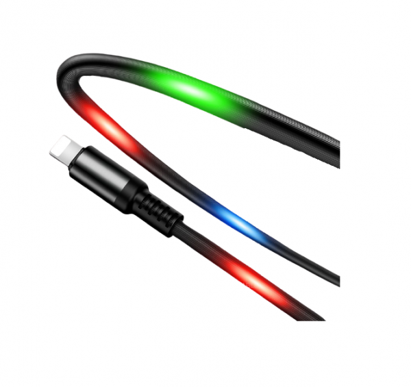 Cablu incarcare telefon USB Lightning 2A Konfulon DC10I negru [3]