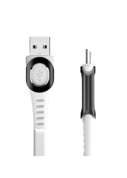 Cablu incarcare telefon USB micro 4A Konfulon DC24 alb [1]