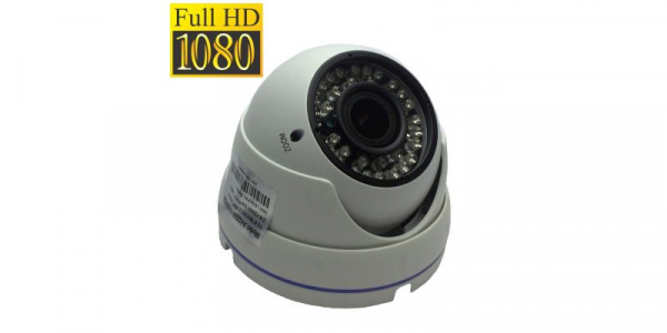Camera de supraveghere dome FullHD AHD/HDTVI/HDCVI, Senzor Sony 2.0MP,IR 30m (36 LED), Lentila varifocala 2.8-12mm [2]