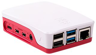 Carcasa compatibila Raspberry PI4 Alb/Rosu PI4B_CASE_RED/WHITE negru gri [2]