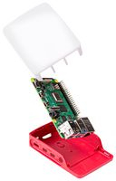 Carcasa compatibila Raspberry PI4 Alb/Rosu PI4B_CASE_RED/WHITE negru gri [3]