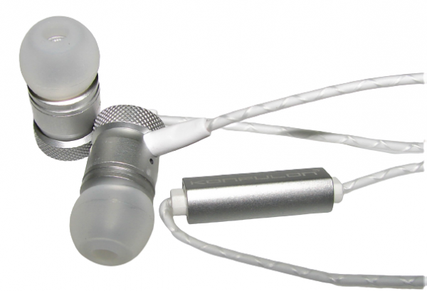 Casti audio cu fir pentru telefon Konfulon iNA8 argintiu [3]