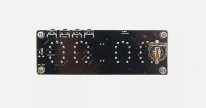 Ceas Nixie cu tuburi IN-12, iluminare RGB in 7 culori, modul DS3231, data, ora, carcasa acril transparent, Micro USB [2]