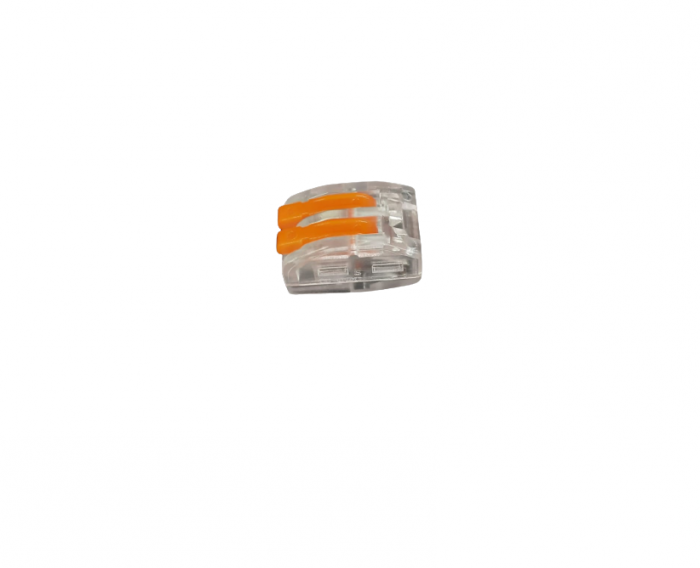 Conector legatura Doza 2 Poli, transparent, 32A/250V 0.75-2.5mm2 [2]