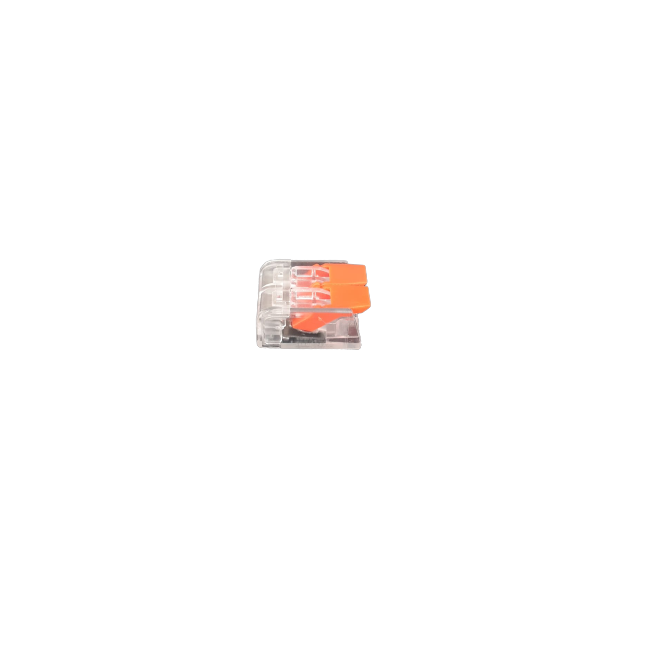 Conector legatura Doza 2 Poli, KV222-612 transparent, 35A/600V 0.5-6mm2 [3]