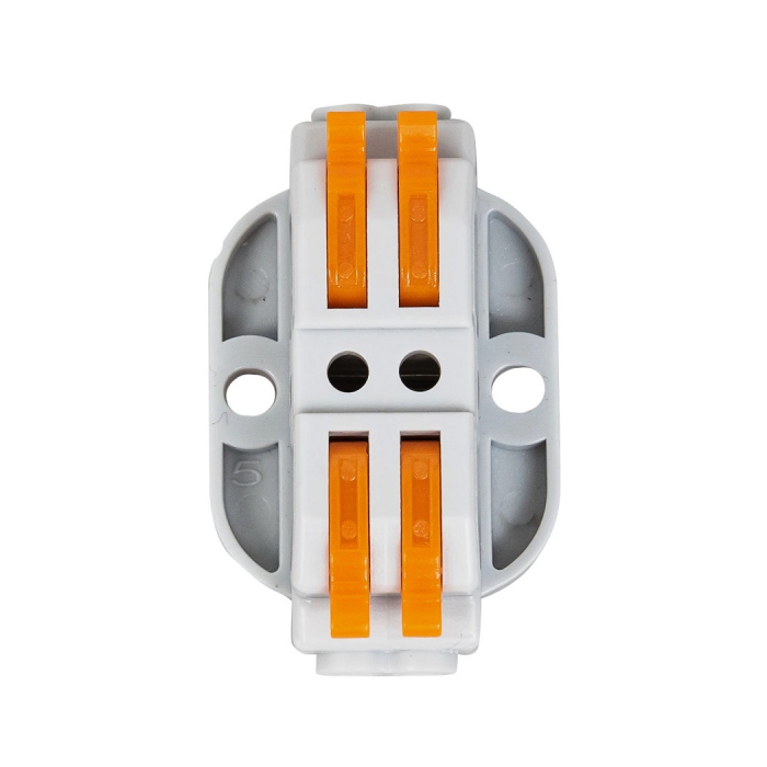 Conector legatura Doza 2 Poli, Dublu, KV223-2P, 32A/600V 0.08-4.0mm2  [2]