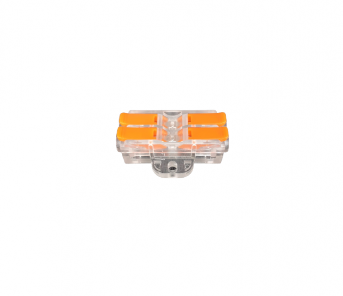 Conector legatura Doza 2 Poli, Dublu, KV226 transparent, 41A/450V 0.5-6mm2 [3]