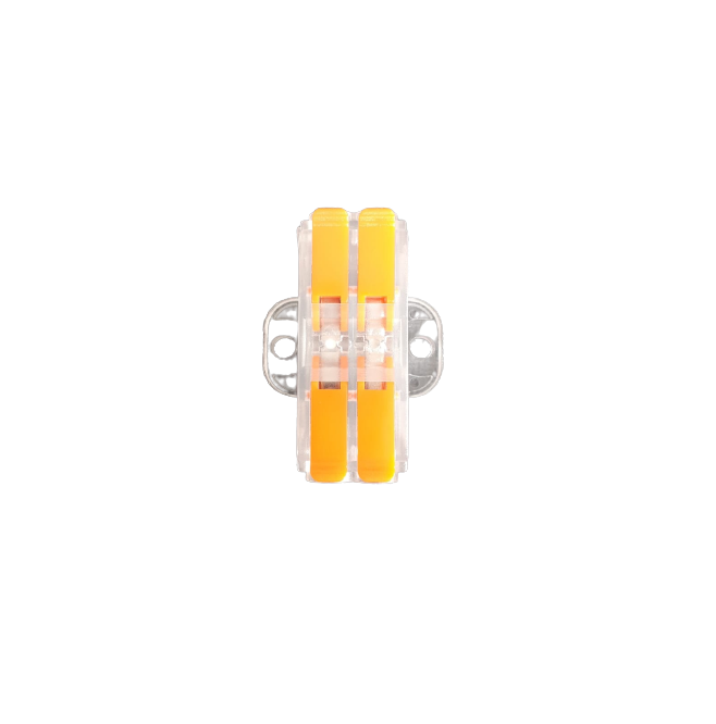 Conector legatura Doza 2 Poli, Dublu, KV226 transparent, 41A/450V 0.5-6mm2 [2]