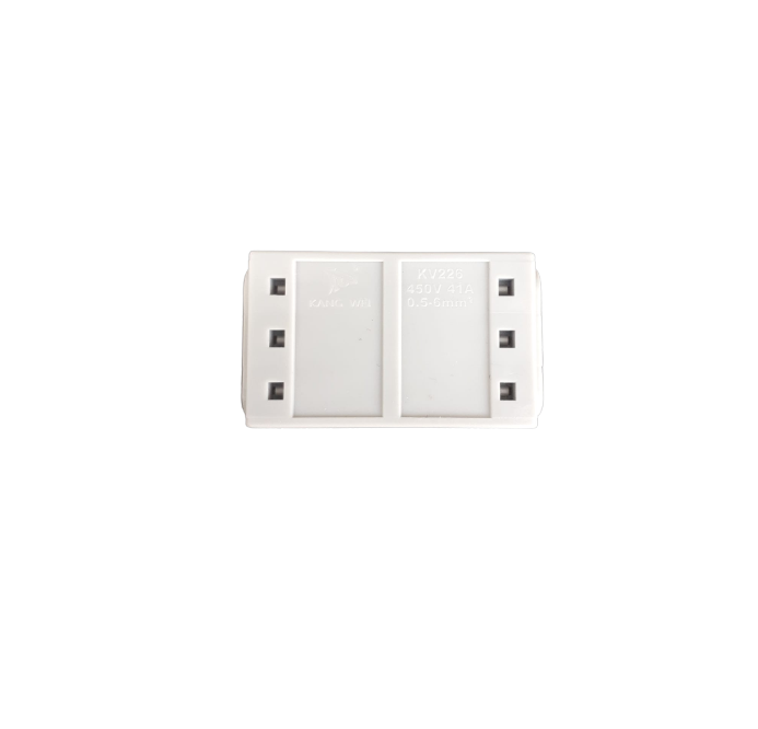 Conector legatura Doza 3 Poli, Dublu, KV226, 41A/450V 0.5-6mm2 [3]