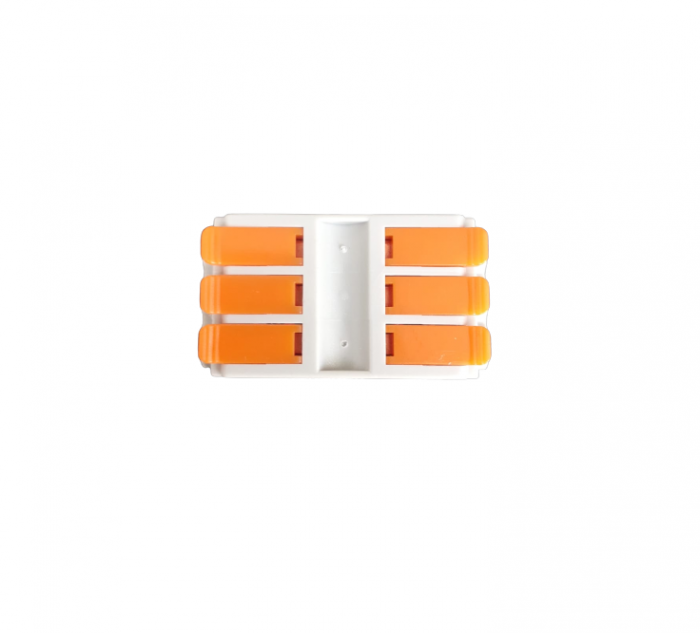 Conector legatura Doza 3 Poli, Dublu, KV226, 41A/450V 0.5-6mm2 [2]