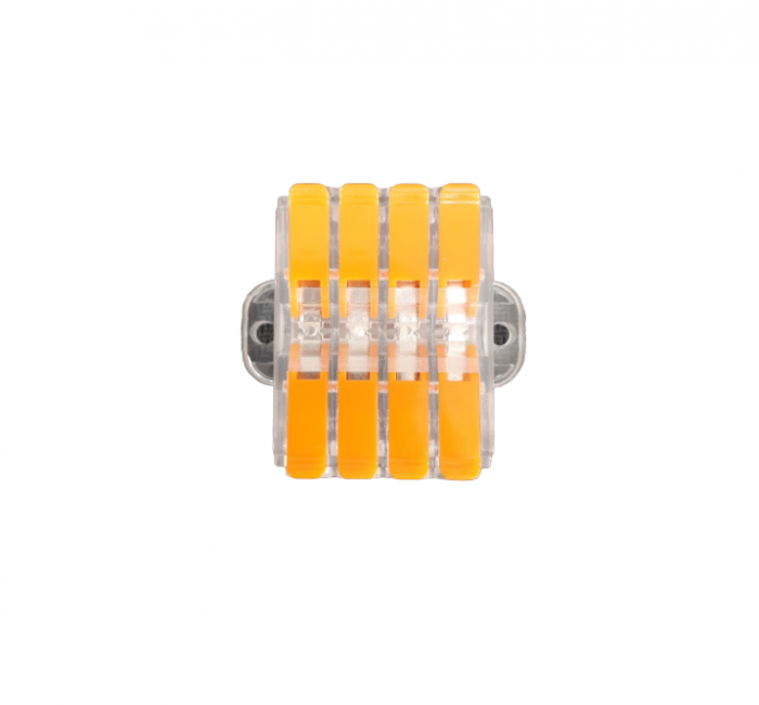 Conector legatura Doza 4 Poli, Dublu, KV226, 41A/450V 0.08-4.0mm2 [2]