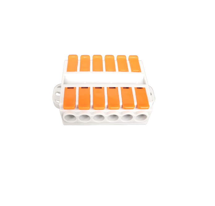 Conector legatura Doza 6 Poli, Dublu, KV226, 41A/450V 0.5-6mm2 [3]