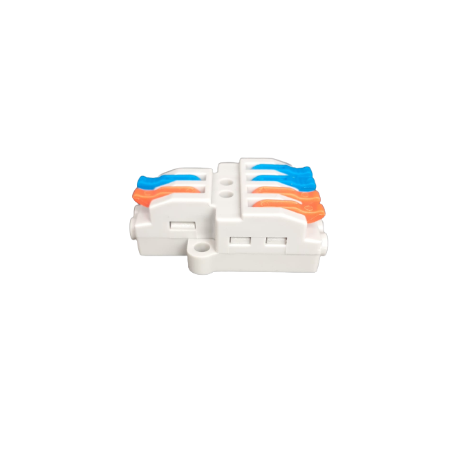 Conector legatura si derivatie doza KV424 cu 2 trasee si sistem de fixare, 32A/600V 0.08-4.0mm2 [3]