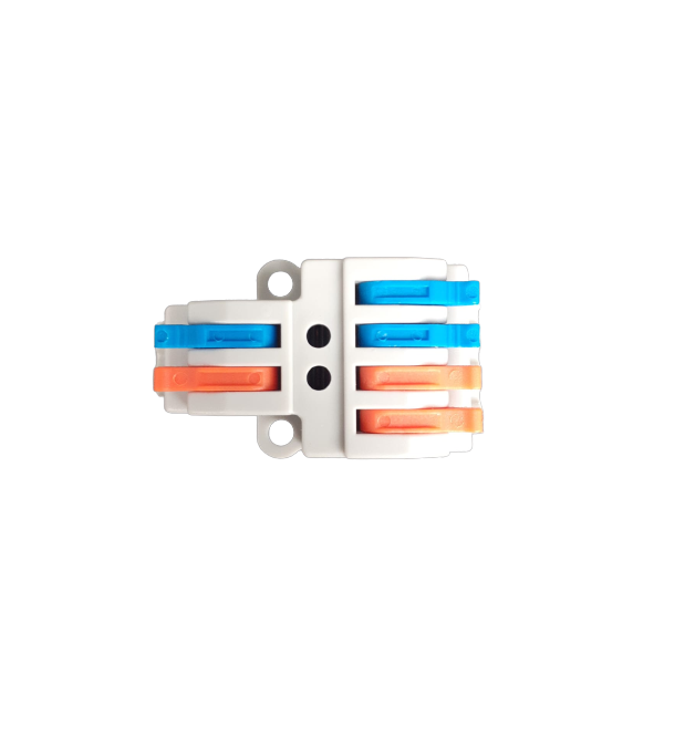 Conector legatura si derivatie doza KV424 cu 2 trasee si sistem de fixare, 32A/600V 0.08-4.0mm2 [2]