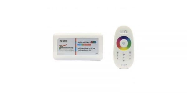 Controler banda LED RGB cu telecomanda prin radiofrecventa RF cu zona control tactil pentru alegere culori [1]