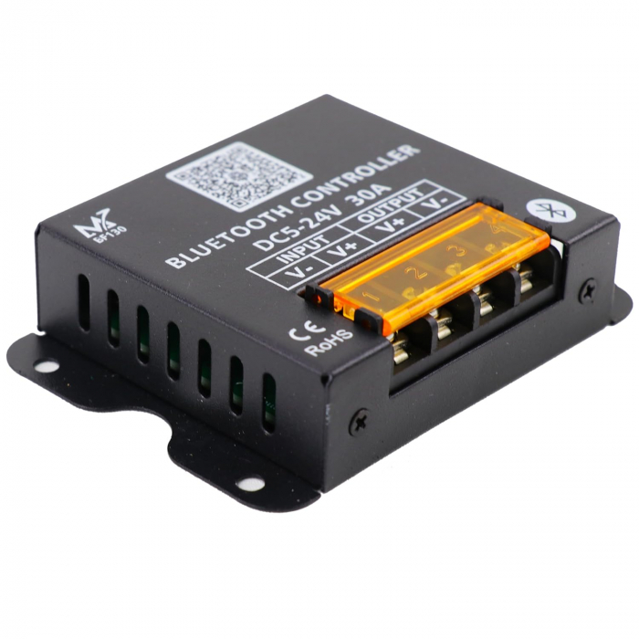 Controller dimmer Bluetooth pentru benzi LED monocrom, PWM, DC 5V-24V, 30A, BF130 [2]