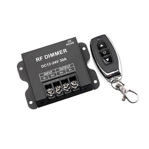 Controller Dimmer Led Monocolor, RF cu telecomanda, 12-24VDC 30A, CF130C [1]