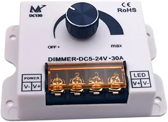 Controler de reglare a luminozitatii LED DC130 reglare + mod [1]